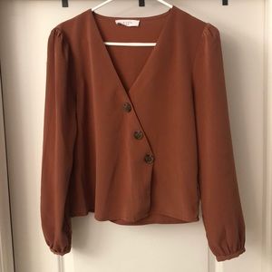Elodie rust colored women’s shirt